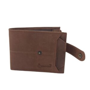 Premium Genuine Leather Wallet for Men | RFID Blocking, Multi-Pocket Slim Bifold Wallet with Coin Pocket and Zip | Tan Brown