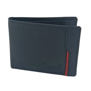 RFID Protected Genuine Leather Wallet for Men | Bi-Fold Slim Leather Wallet with Coin Pocket & Multiple Card Slots | Premium Stylish Design